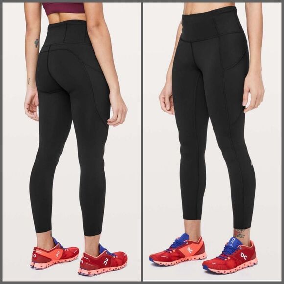 lululemon athletica Pants - Lululemon Fast & Free 7/8 Tight II Non-Reflective Nulux 25"
Black size 2 NWT